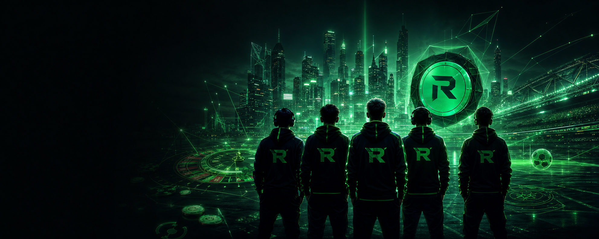 RUBCGame crypto esports city hero artwork